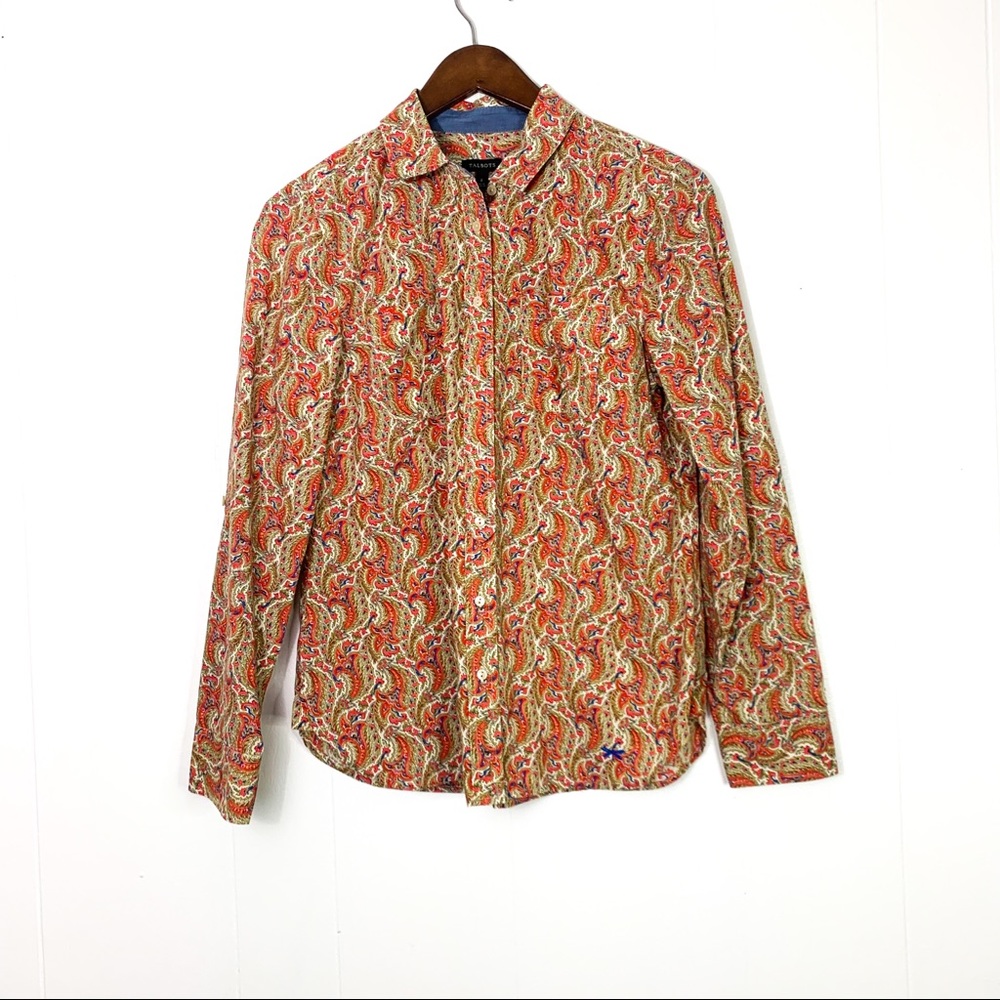 Talbots Long Sleeve Button Down Shirt Size 8